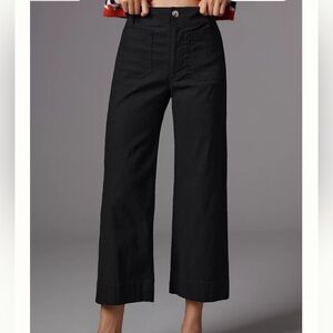 Anthropologie Maeve The Colette Black Wide Leg Pants Size 16W